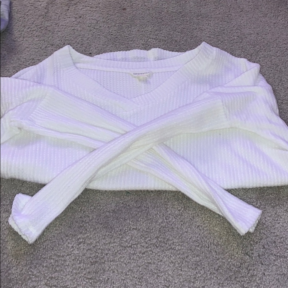 White sweater!!